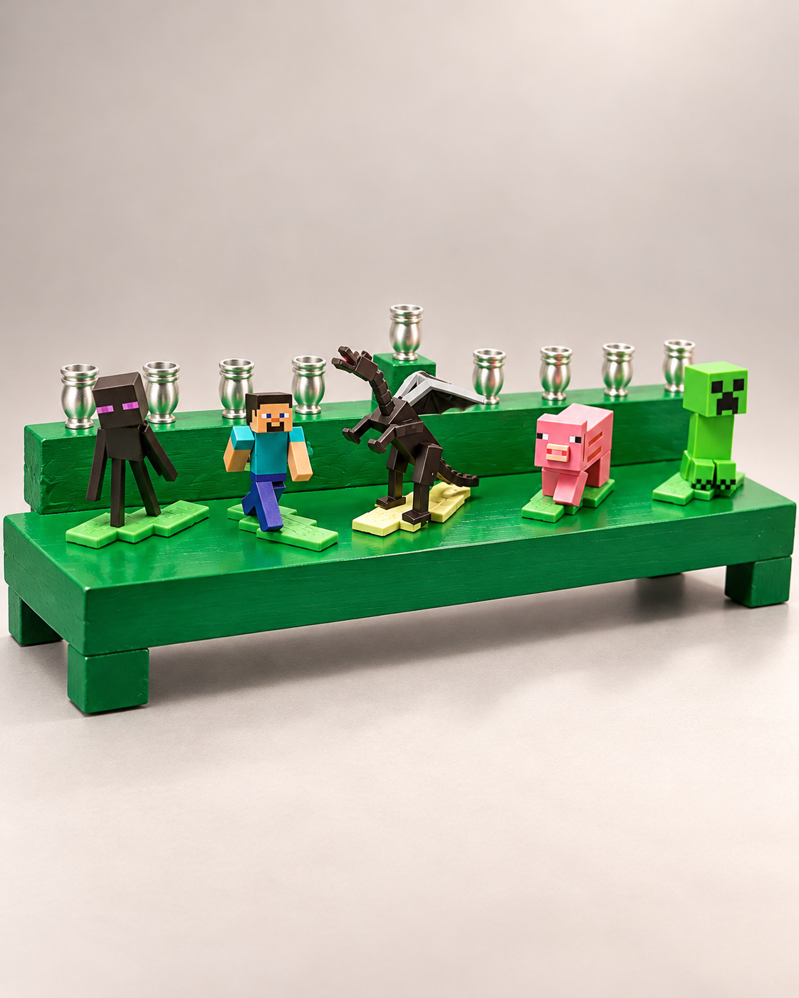 Block by Block: A Minecraft-Inspired Hanukkah Menorah