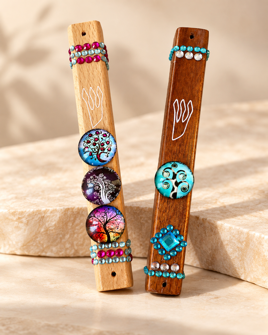 The Jeweled Grove Mezuzah Case