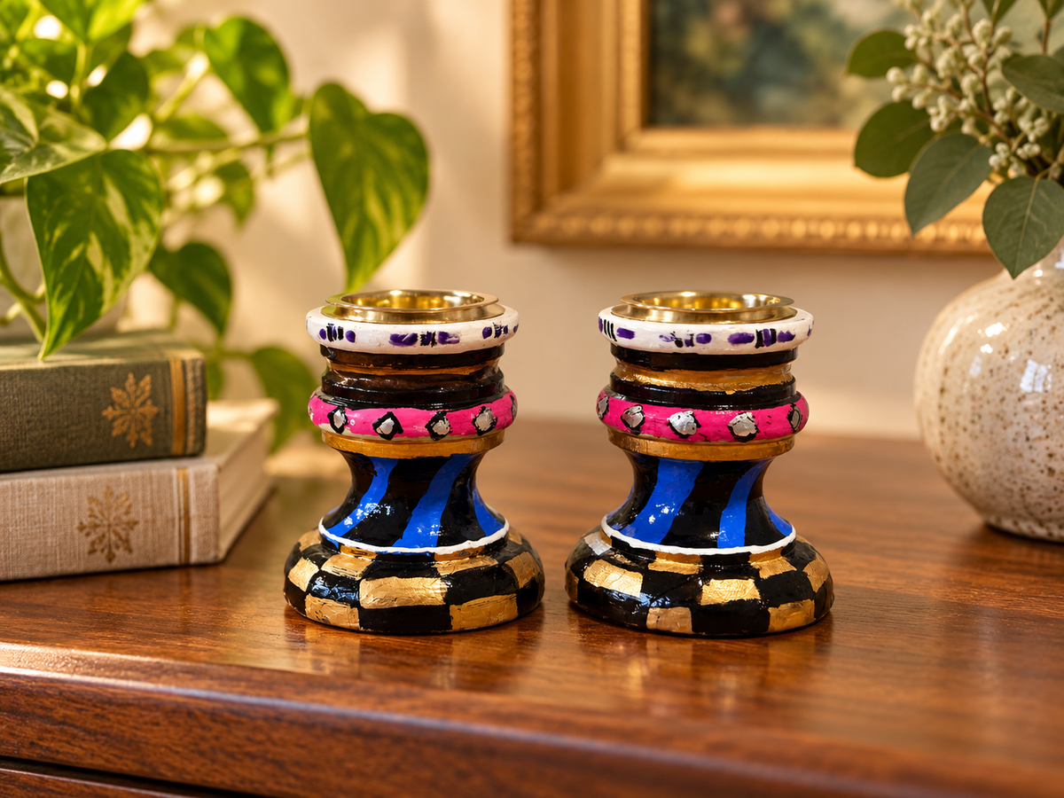 Esti Shabbat Candlesticks