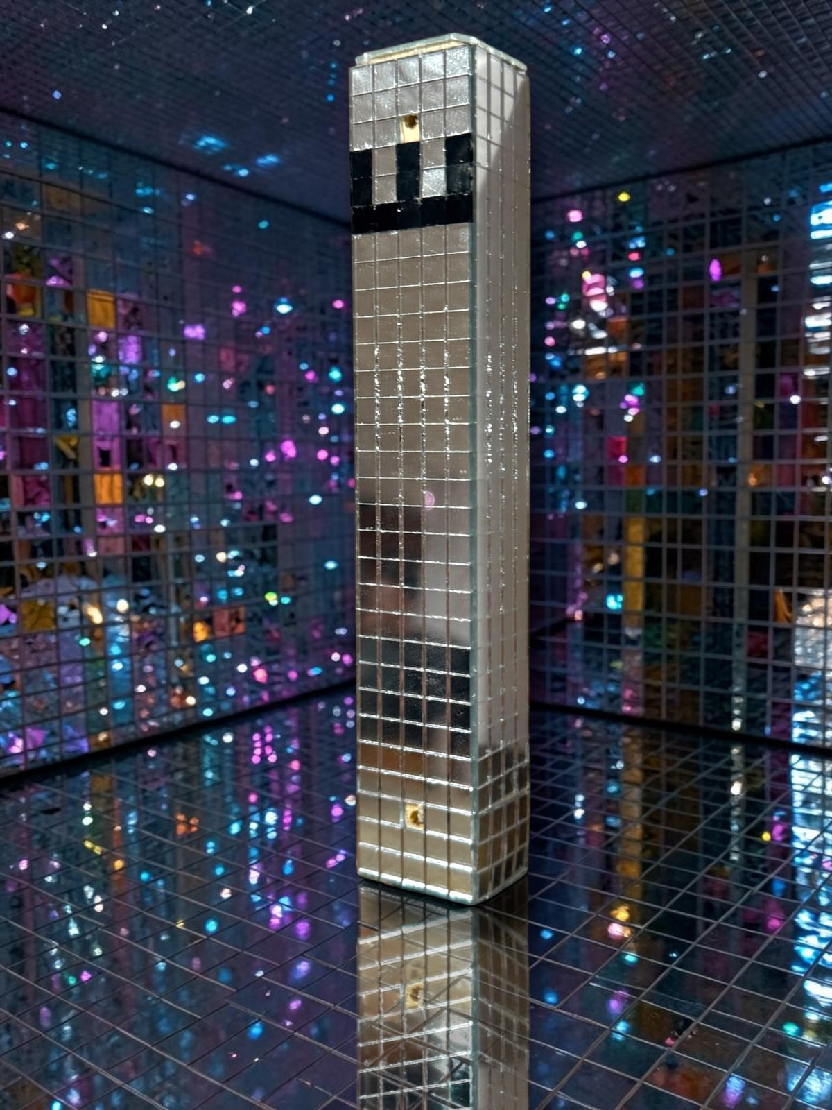 Disco Mirrored Mezuzah Case- Multiple Colors Available