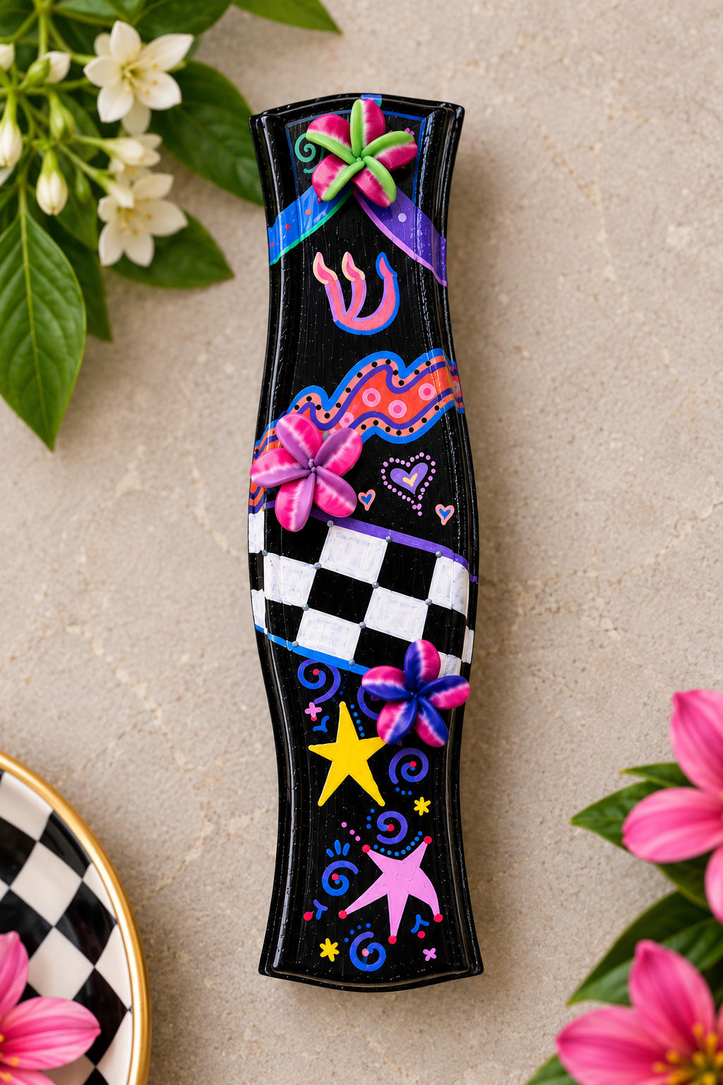 Zelda Hand-Painted Mezuzah