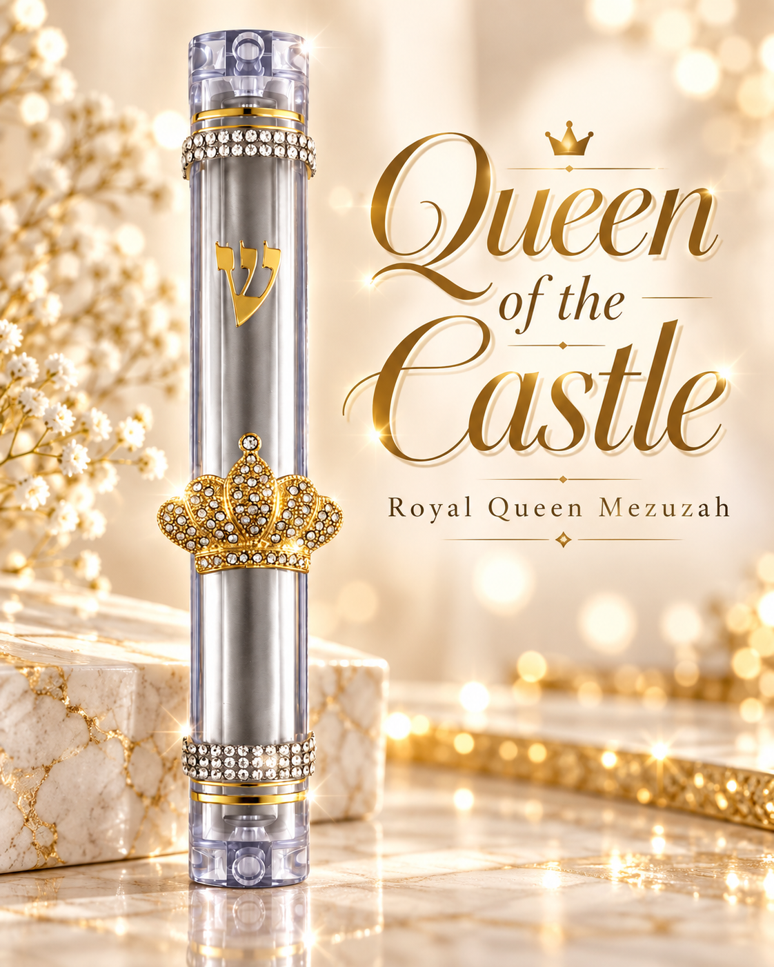 Queen of the Castle — Royal Queen Mezuzah Case
