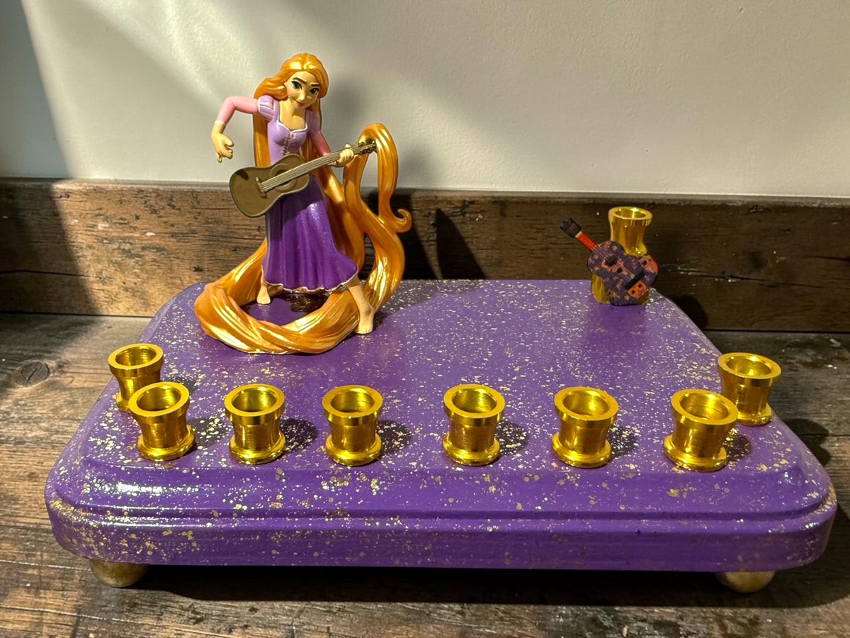 Princess Menorah Classic Disney Judaica Hannukah Rapunzel
