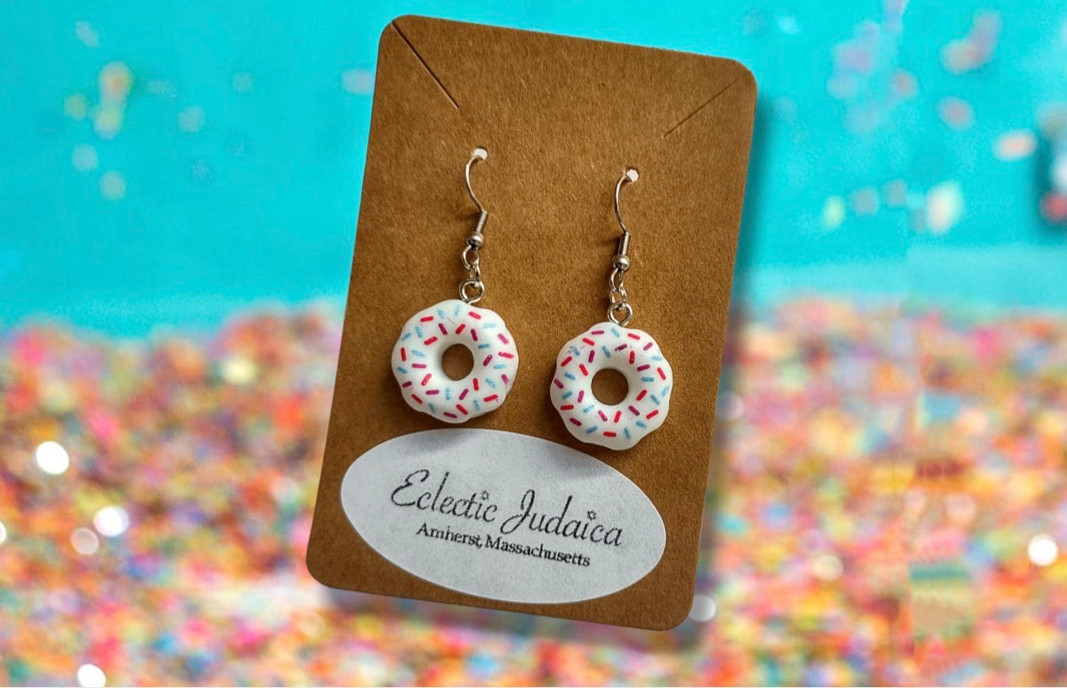 Donut earrings