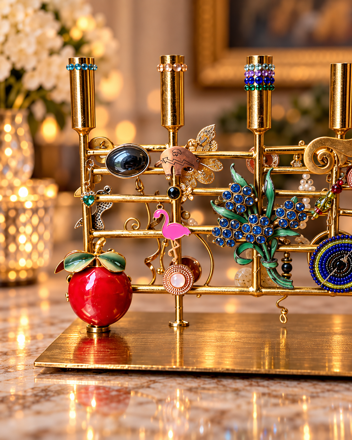 The Curiosity Garden Menorah — The Heirloom Collection