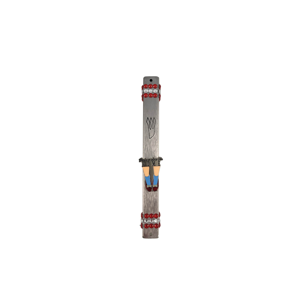 There is No Place Like Home Rhinestone Mezuzah Case