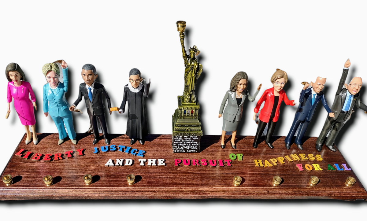 Museum Replica Democracy Menorah