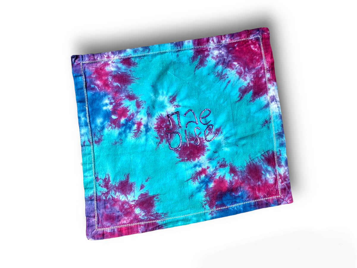 Cotton Tie Dyed Shabbat Challah Cover