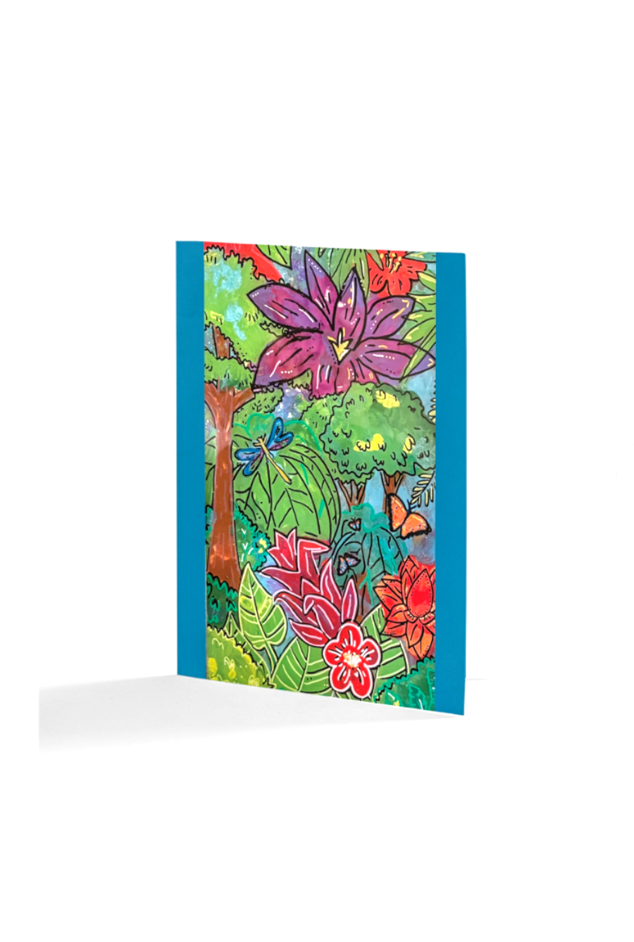 Rainforest Original Art Notecard