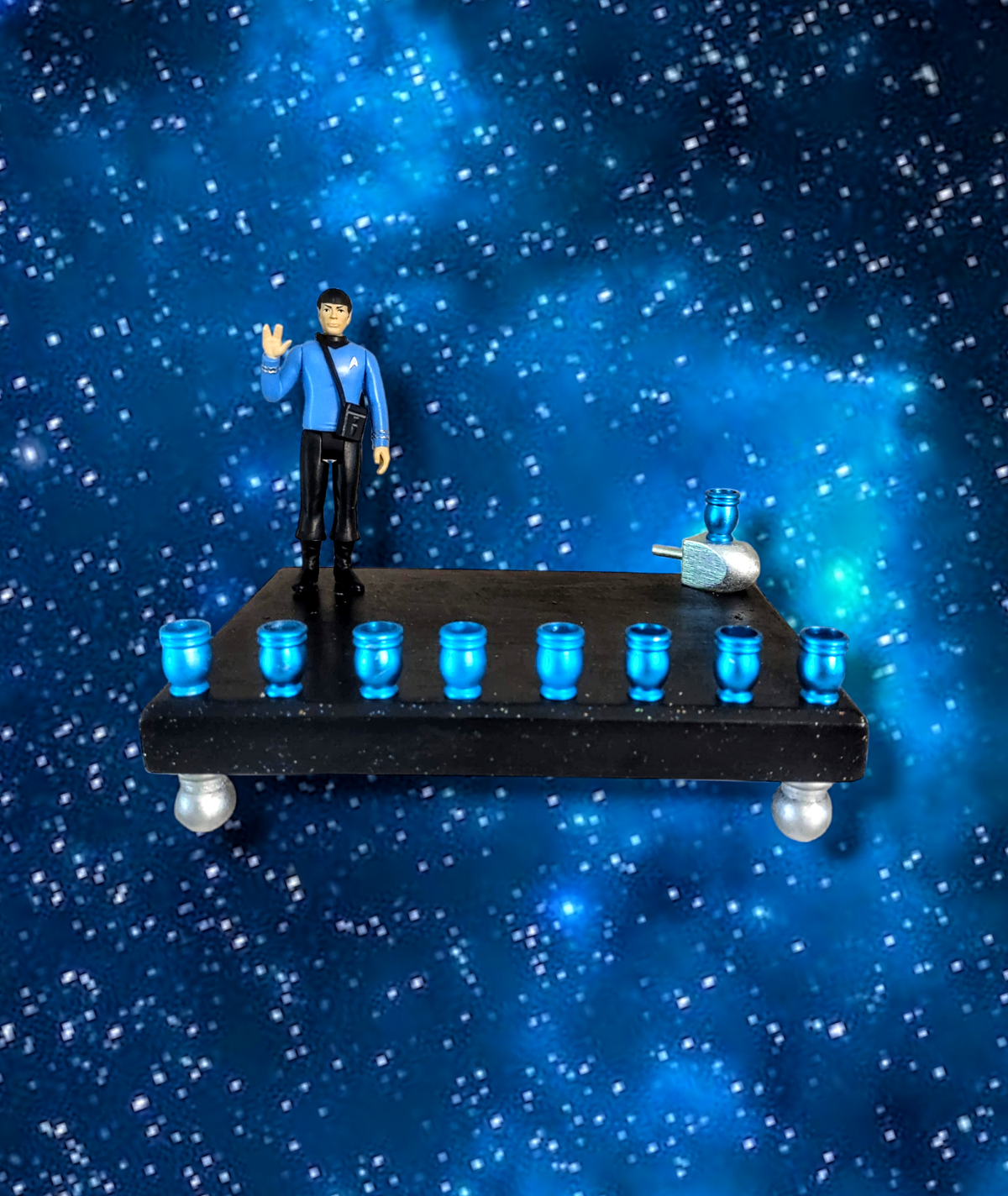 Collectible Star Trek Spock “Live Long and Prosper” Menorah