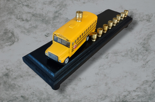 School Bus Menorah