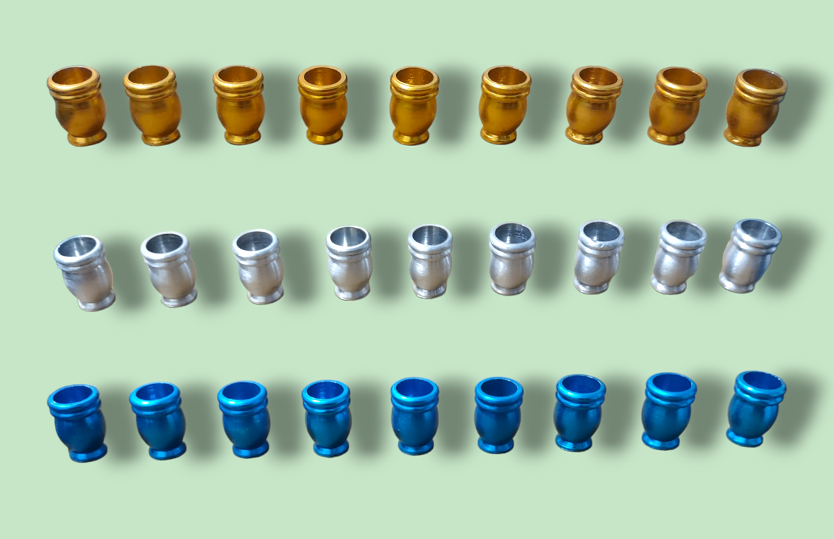 DIY Menorah Candle Cups