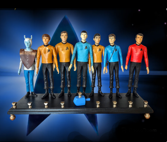 Collector's Edition Vintage Star Trek Menorah enorah