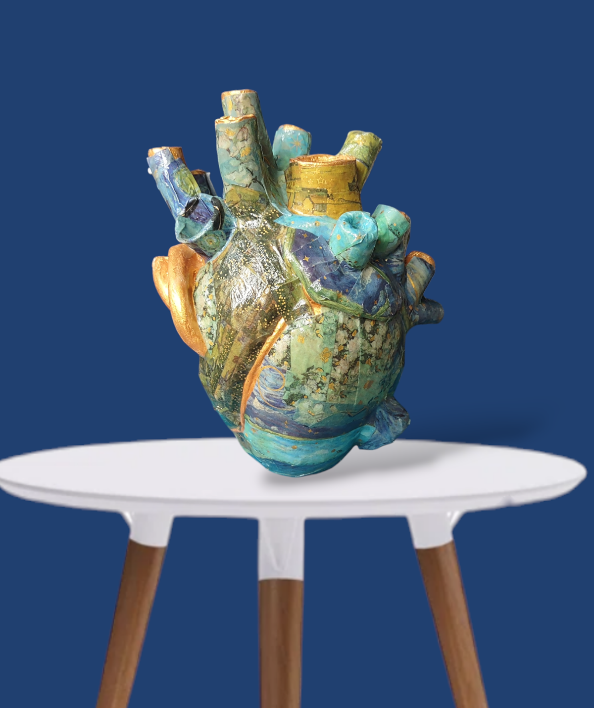 Anatomical Ceramic Heart Vase