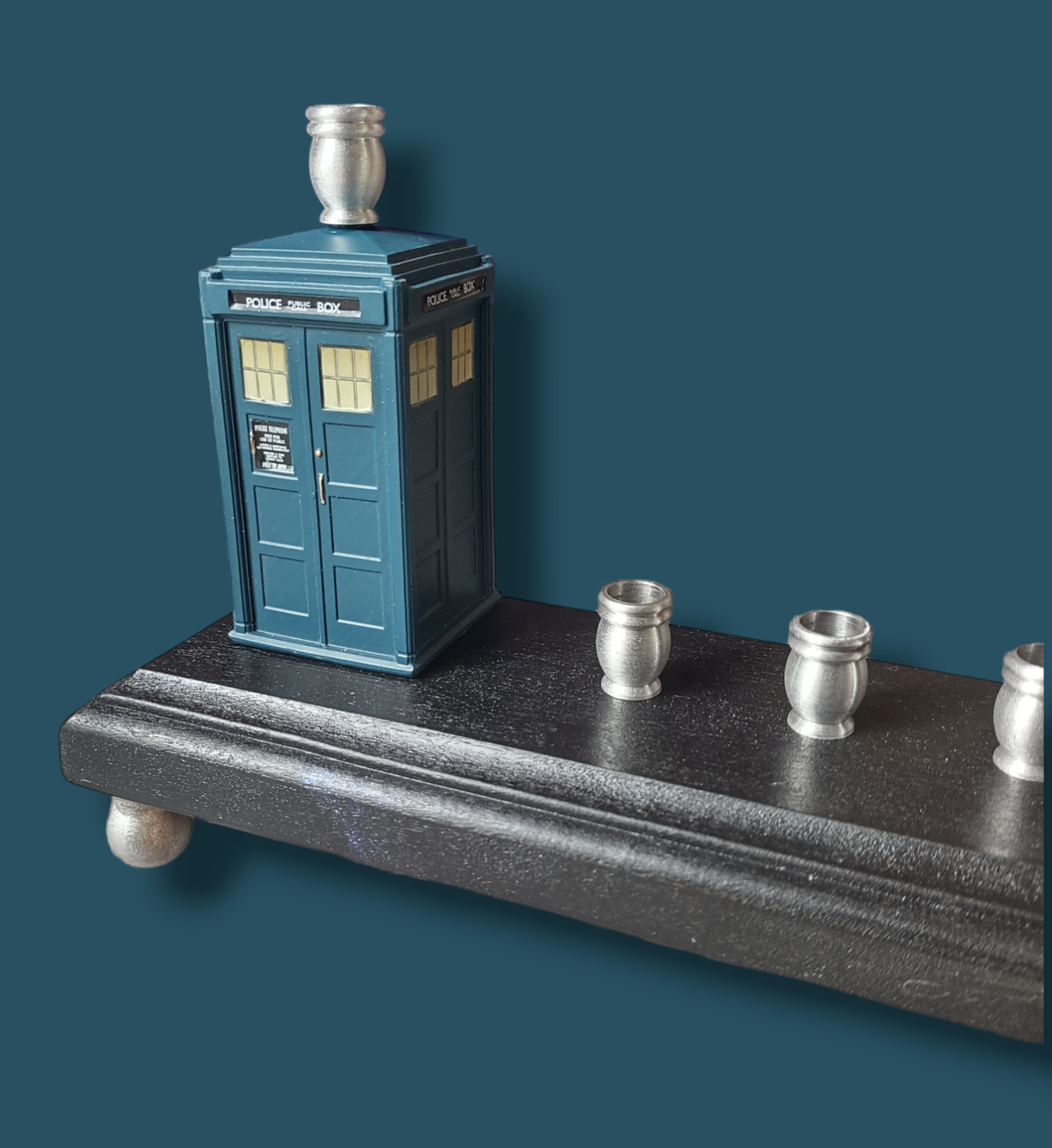 Doctor Who TARDIS Menorah