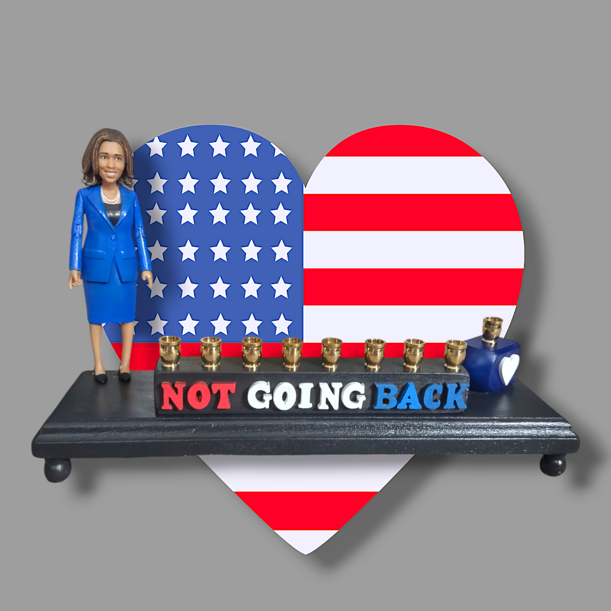Retired 2024 Edition “Not Going Back” Menorah — Final Pieces