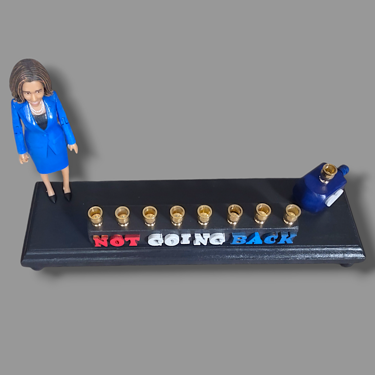 Retired 2024 Edition “Not Going Back” Menorah — Final Pieces