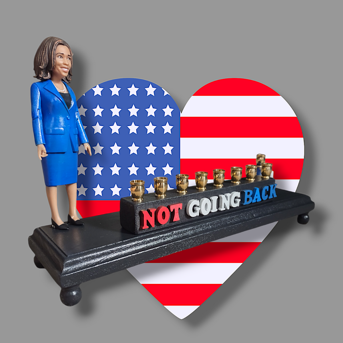 Retired 2024 Edition “Not Going Back” Menorah — Final Pieces