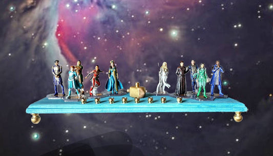 Eternals Collectors Menorah, Repurposed Superhero Figures