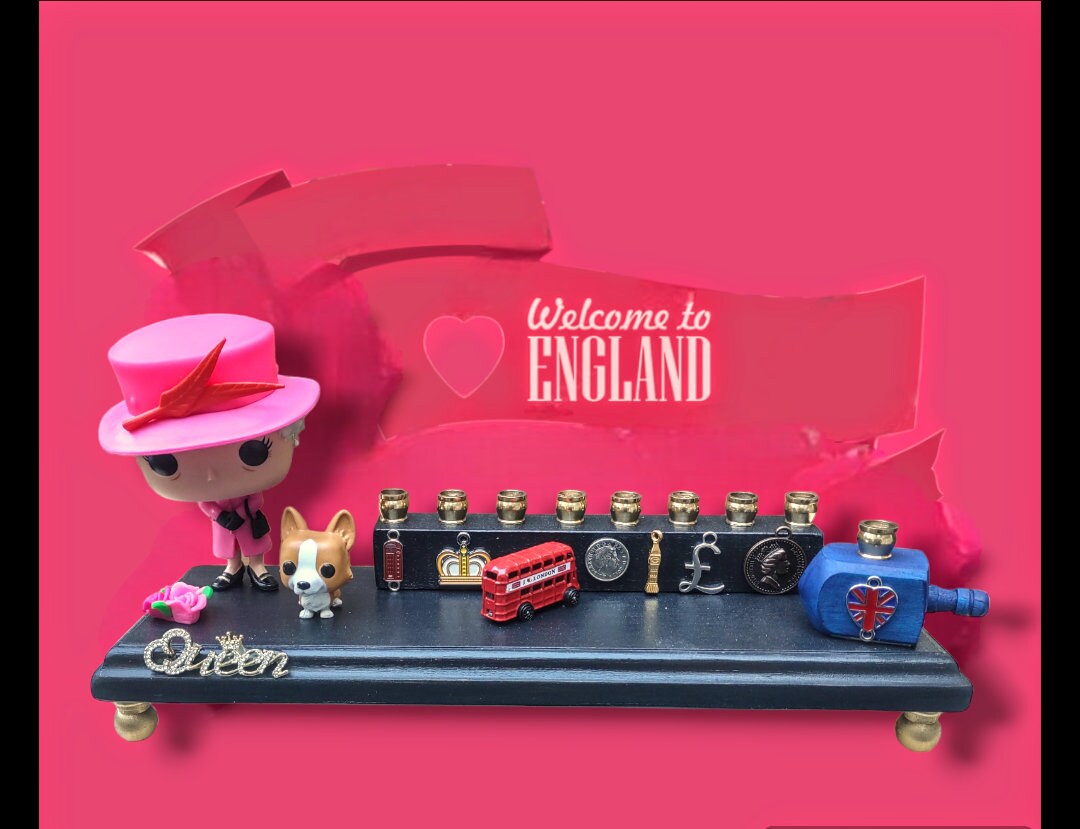 Queen of England Menorah