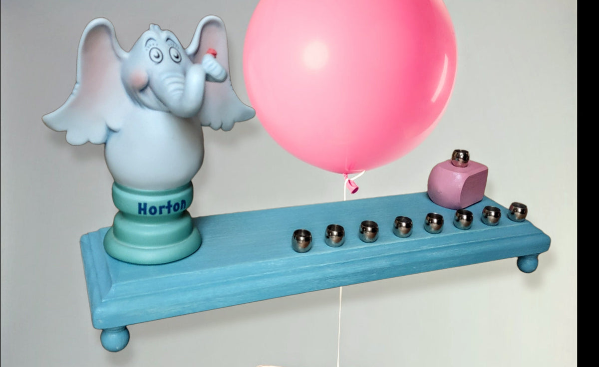 Horton Menorah Kids Menorah Judaica Hanukkiah