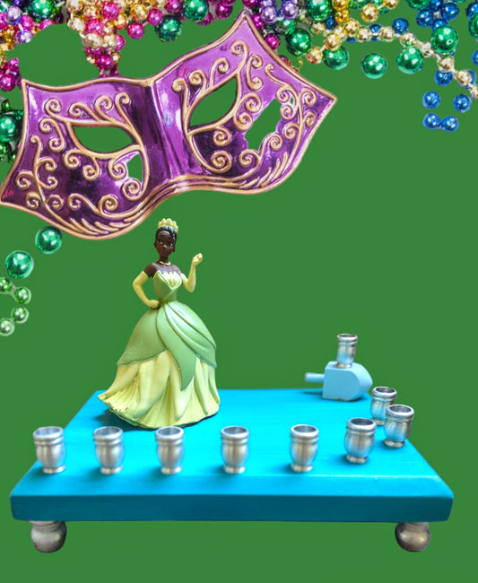 Princess Menorah Classic Disney Judaica Hannukah Princess and the Frog Tiana