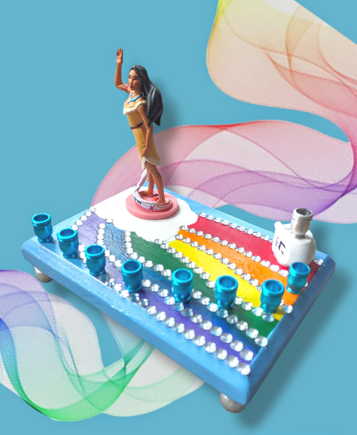 Pocahontas Menorah Classic Disney Judaica Hannukah