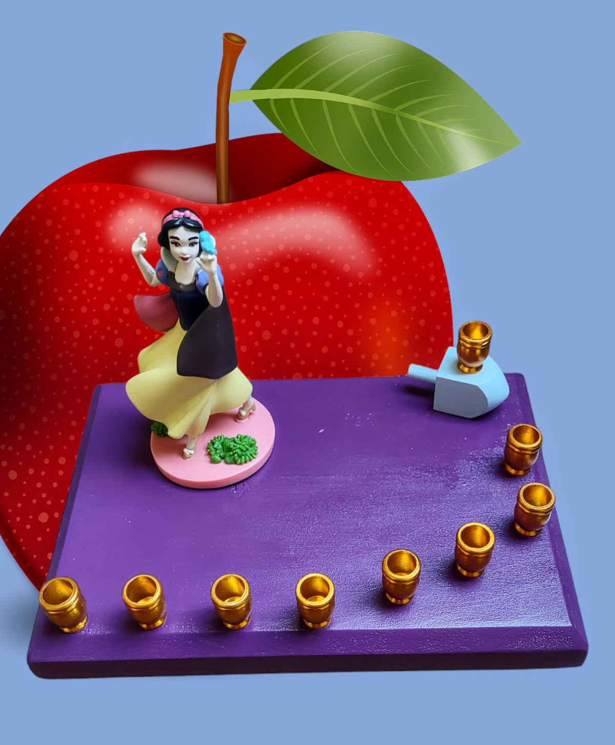 Princess Menorah Classic Disney Judaica Hannukah Snow White