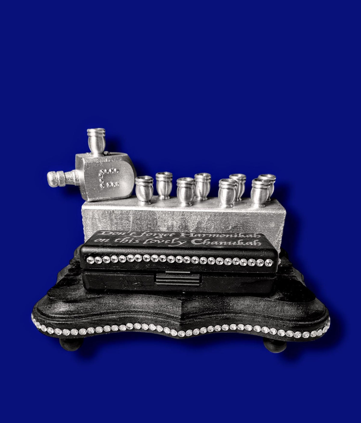 The Harmonikiah – Harmonica Hanukkah Menorah