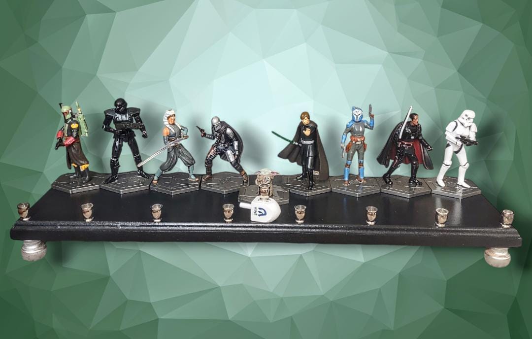Star Wars Mandalorian Menorah