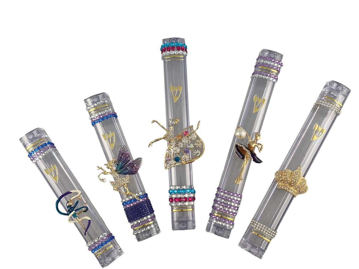 Dancers Fairies Sparkly Rhinestone Mezuzah Cases Housewarming Gift