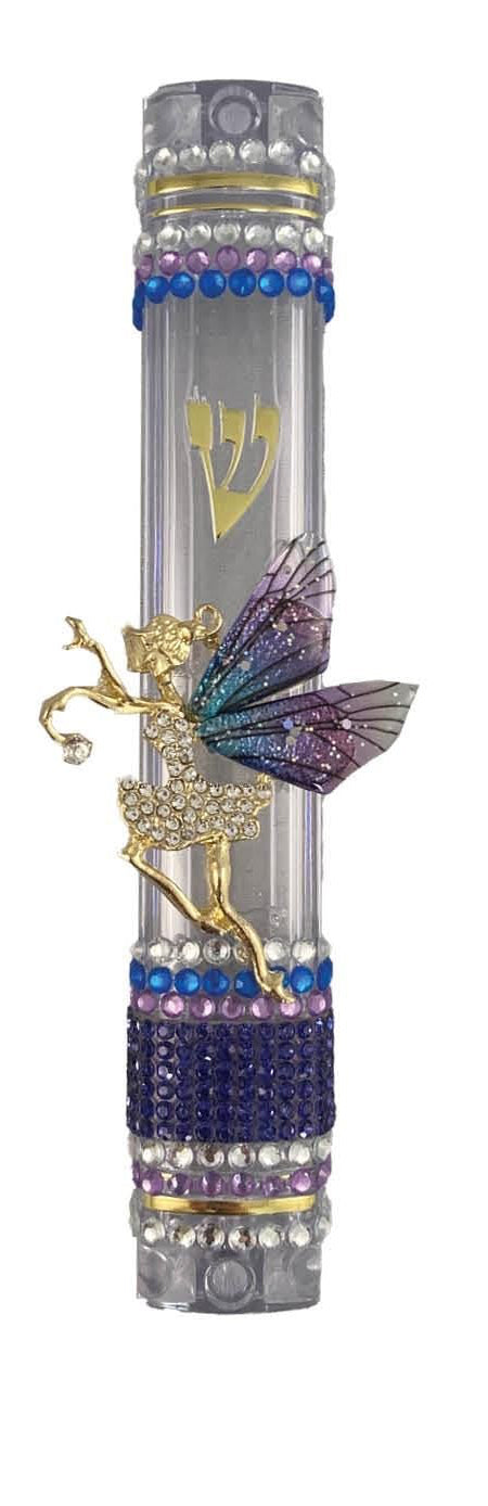 Dancers Fairies Sparkly Rhinestone Mezuzah Cases Housewarming Gift