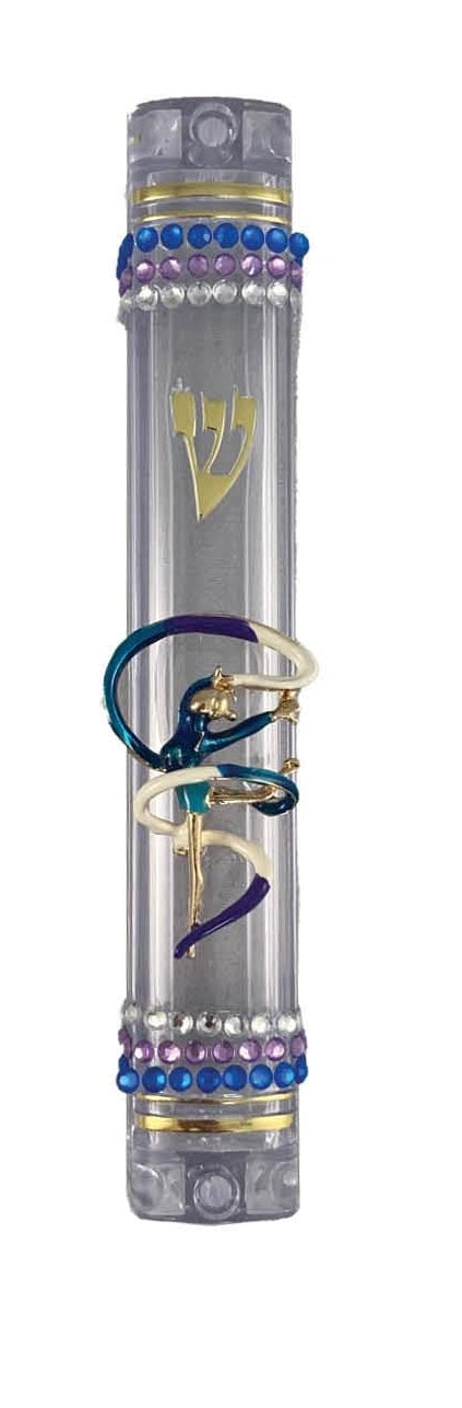 Dancers Fairies Sparkly Rhinestone Mezuzah Cases Housewarming Gift