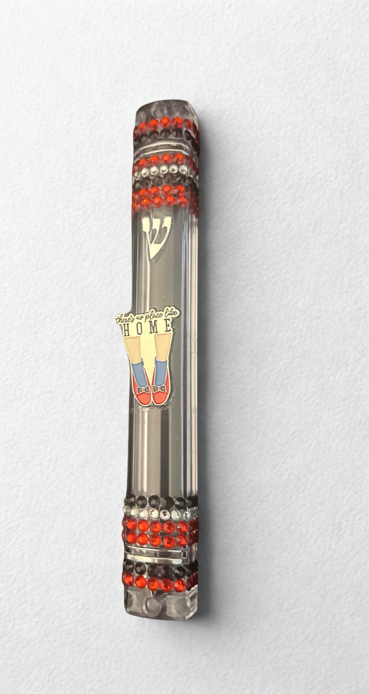 There is No Place Like Home Rhinestone Mezuzah Case Wizard of Oz Wicked
