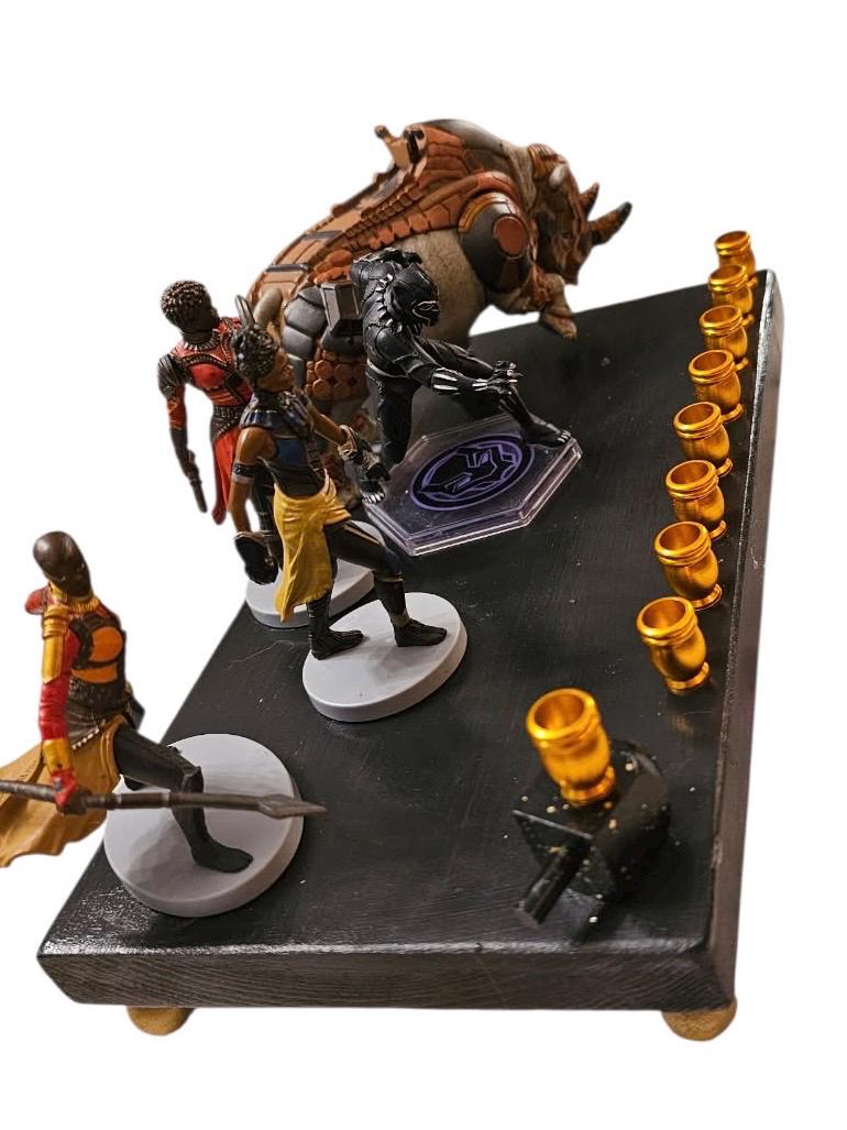 Collector Superhero Black Panther Marvel Menorah