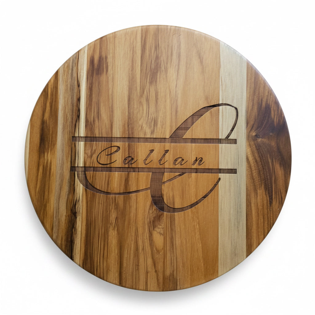 Monogrammed Serving and Cutting Board