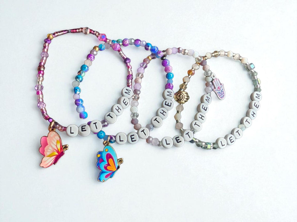Let Them/Let Me Beaded Bracelet