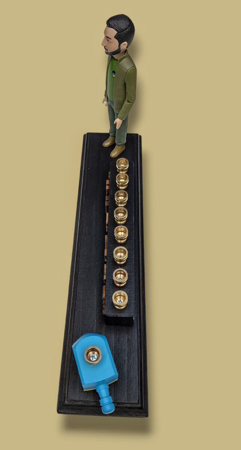Stand with Ukraine Zelensky Menorah