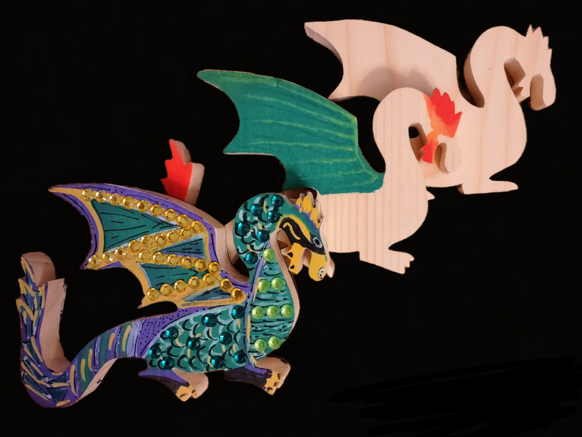 Make Your Own Dragon Menorah Kit!