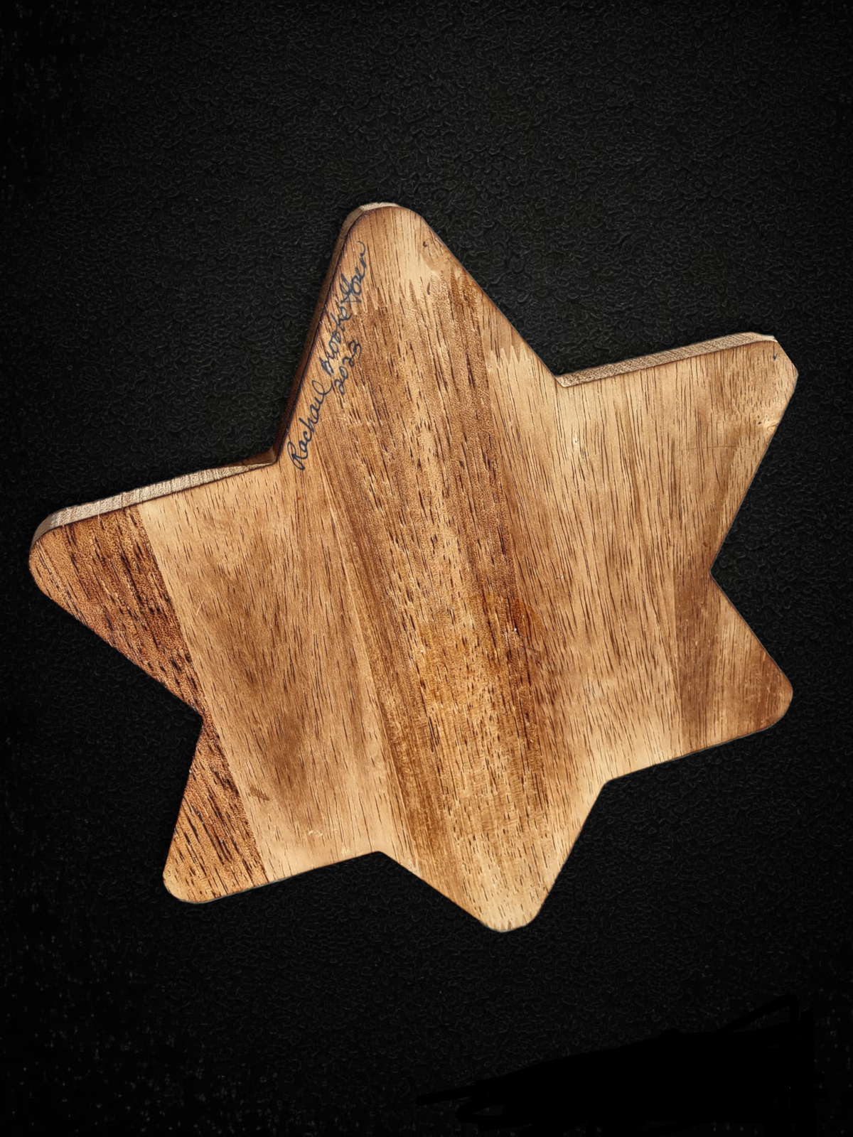 Chasing Rainbows Star Serving Tray – Hand-Painted Rainbow Star of David Tray