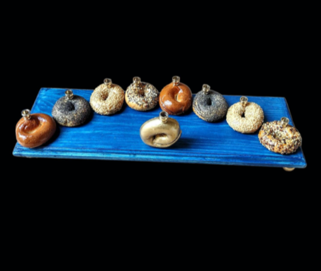 Bagel Lover's Menorah