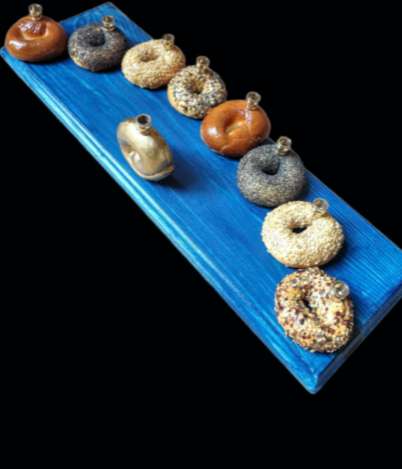 Bagel Lover's Menorah