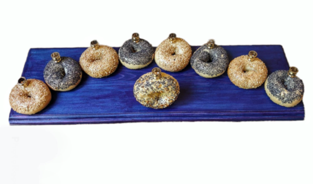 Bagel Lover's Menorah