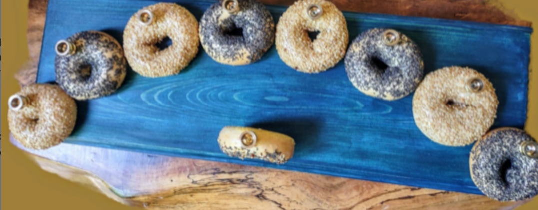 Bagel Lover's Menorah