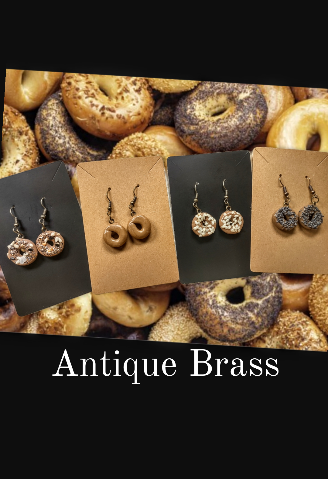 Mini Bagel Earrings