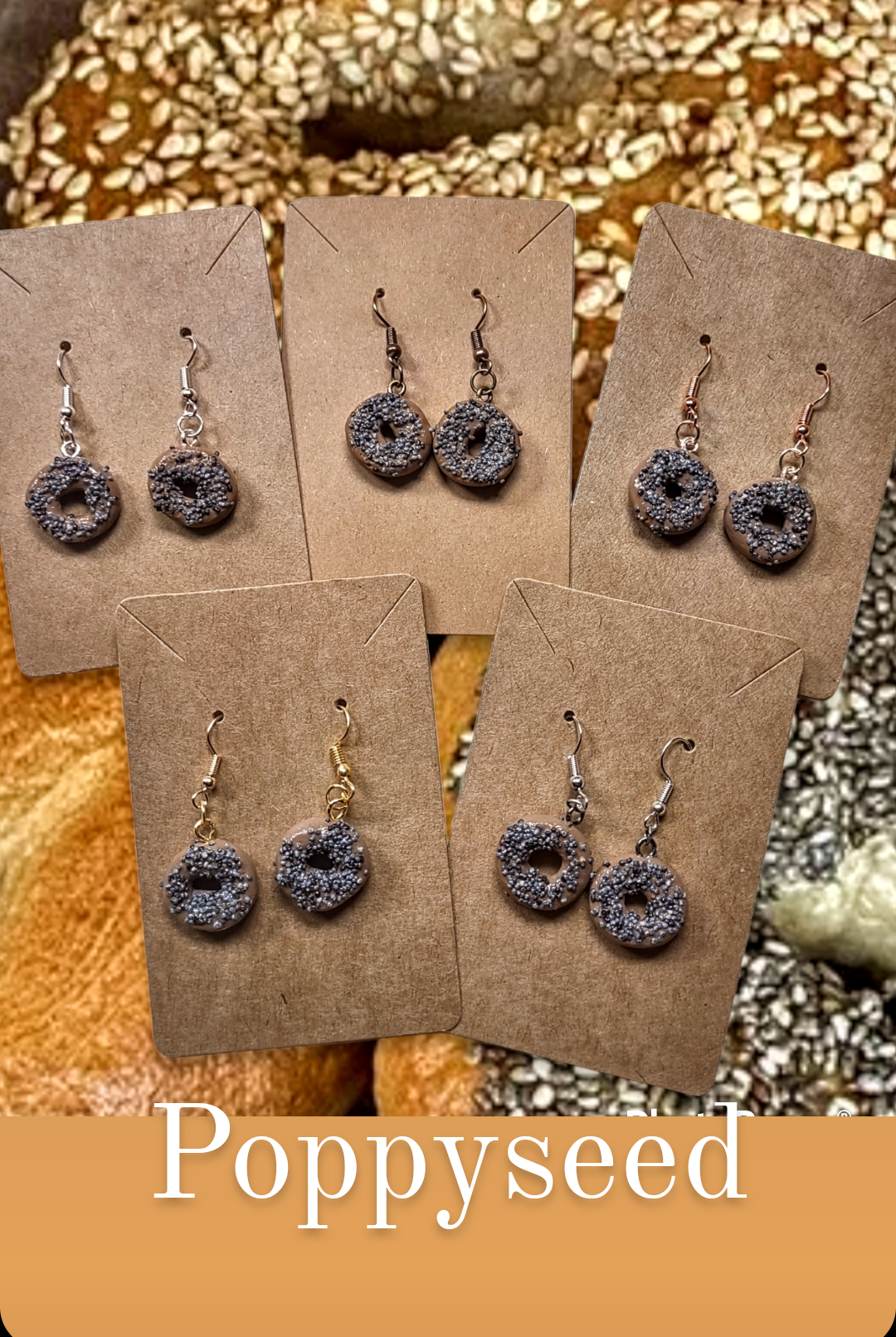 Mini Bagel Earrings