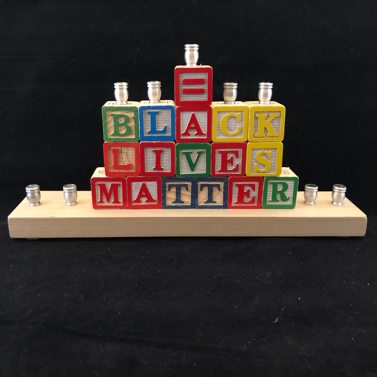 Black Lives Matter Menorah