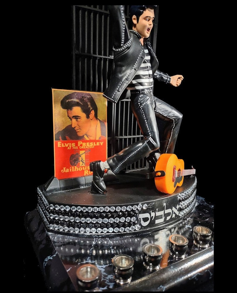 Elvis Presley "The King" Jailhouse Rock Collector Menorah