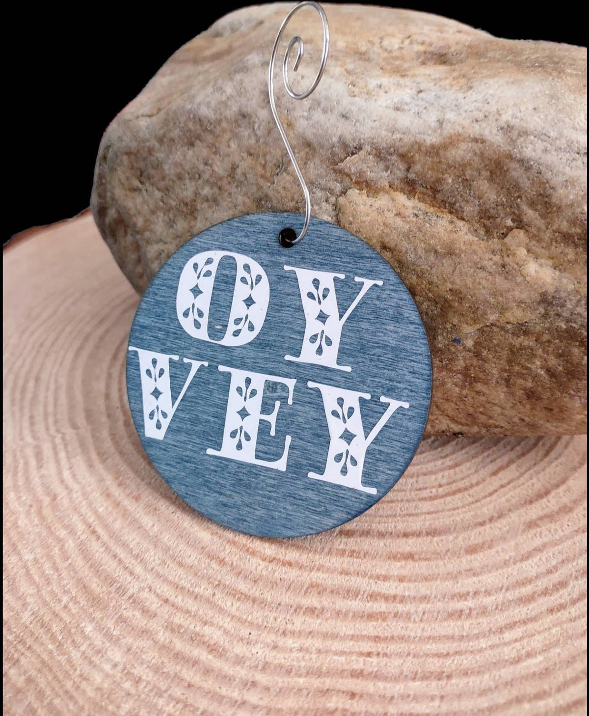 Oy Vey Wooden Ornament