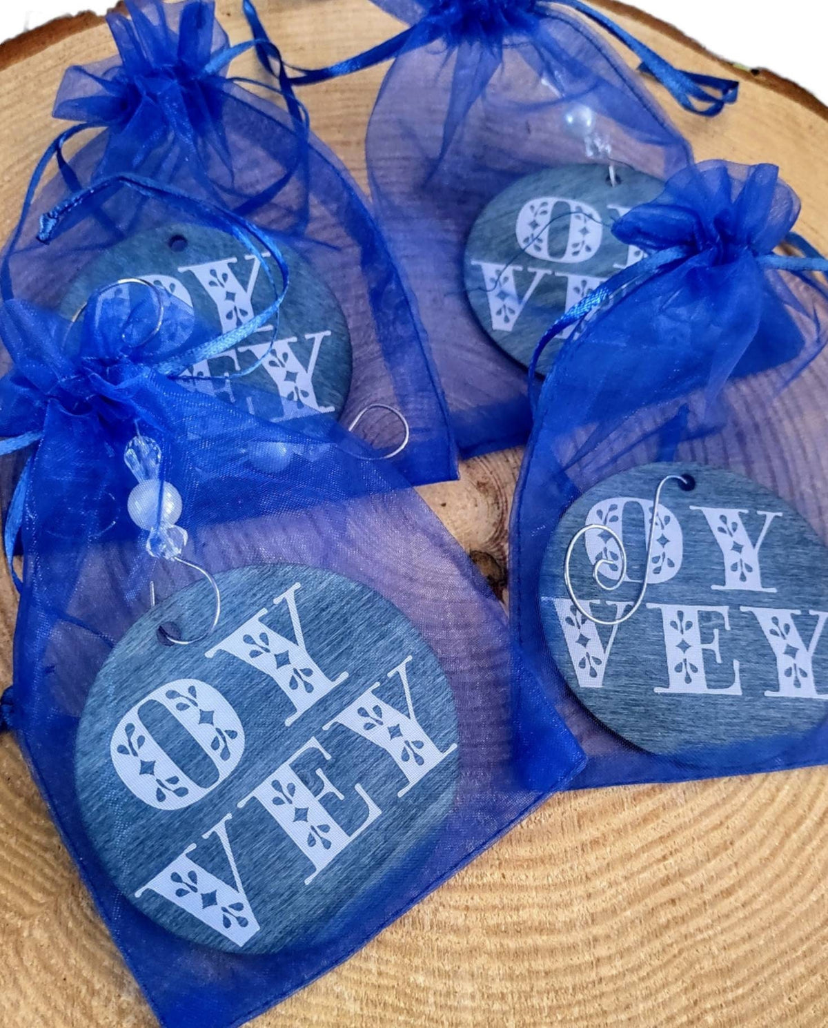 Oy Vey Wooden Ornament